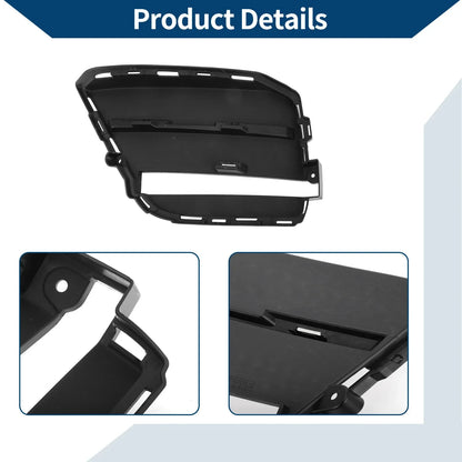 Front Left Fog Light Grill for Porsche Macan (2014-2023) - 1 x Black