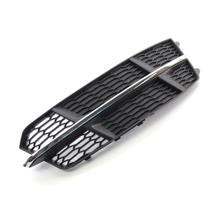 Right Front Bumper Lower Grille for Audi A6 C7 (2014-2018) Black Chrome