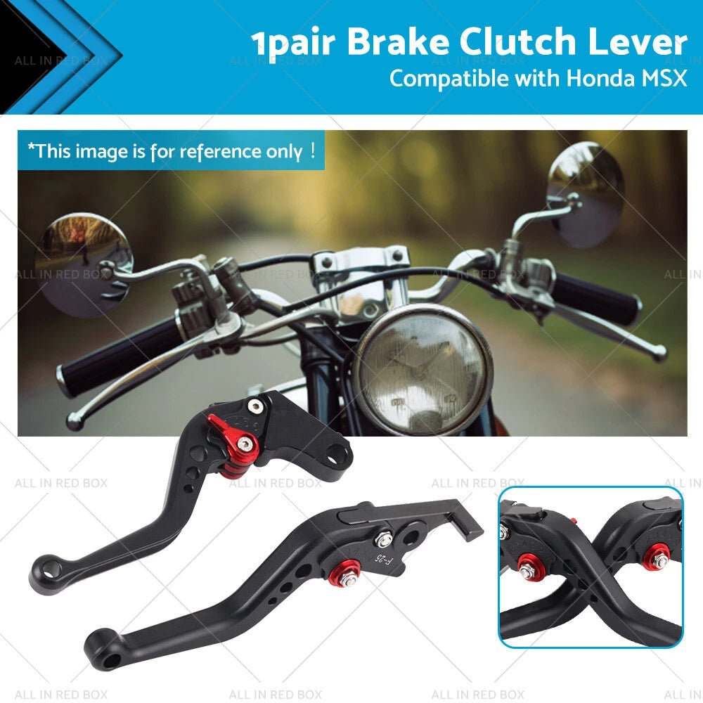 Short Brake Clutch Levers for Honda MSX 125 Grom (2013-2023)