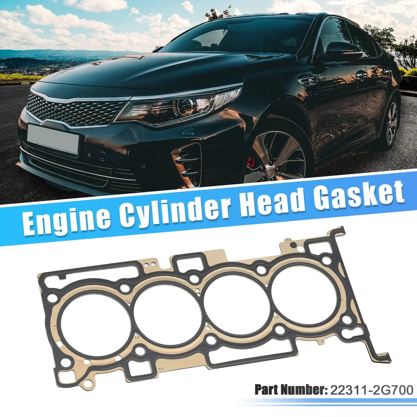Engine Cylinder Head Gasket for Hyundai Santa Fe, Optima (2013-2019)