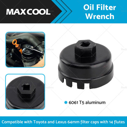 Oil Filter Wrench Tool for Toyota RAV4, Lexus Camry (2001-2023)