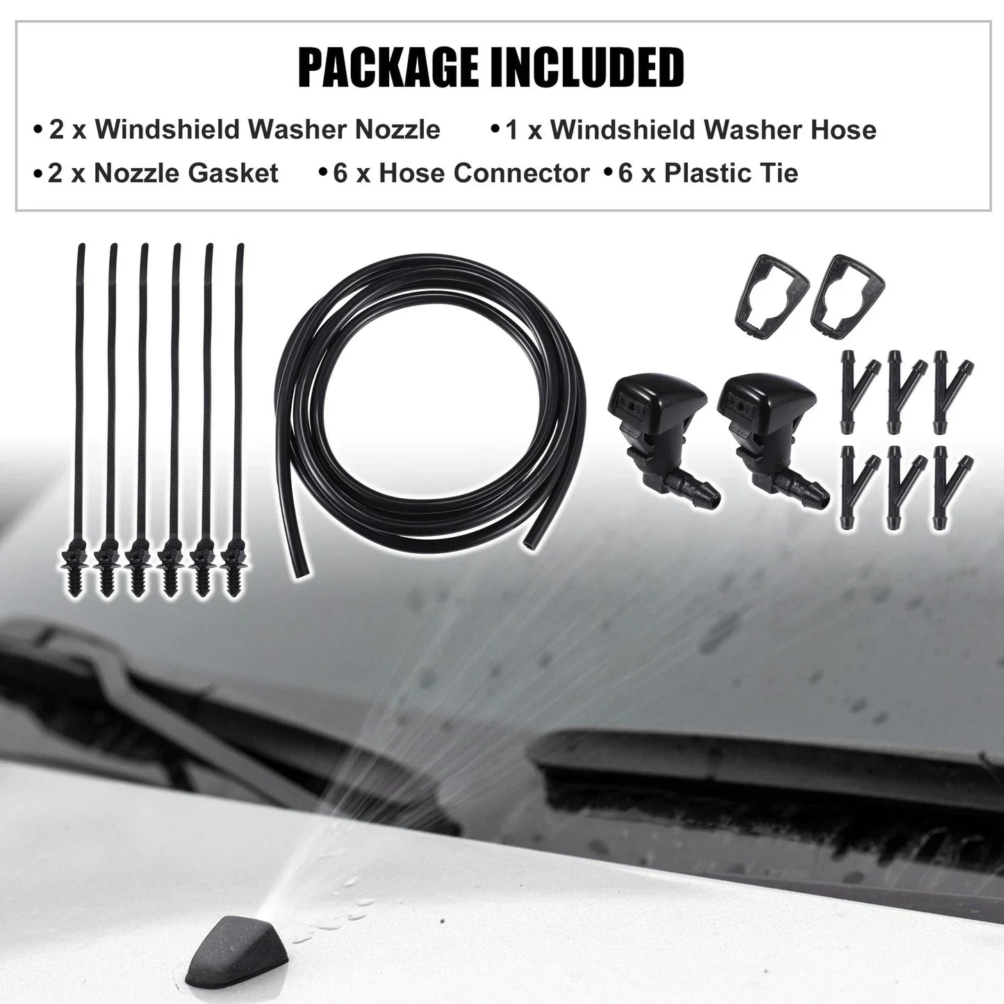 Car Windshield Washer Nozzle Set for Chrysler 300 (2005-2010)