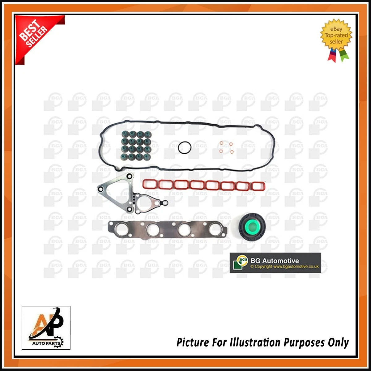 Head Gasket Set Replacement Without Head Gasket for Ford Transit (2.4L) (1991–2006)
