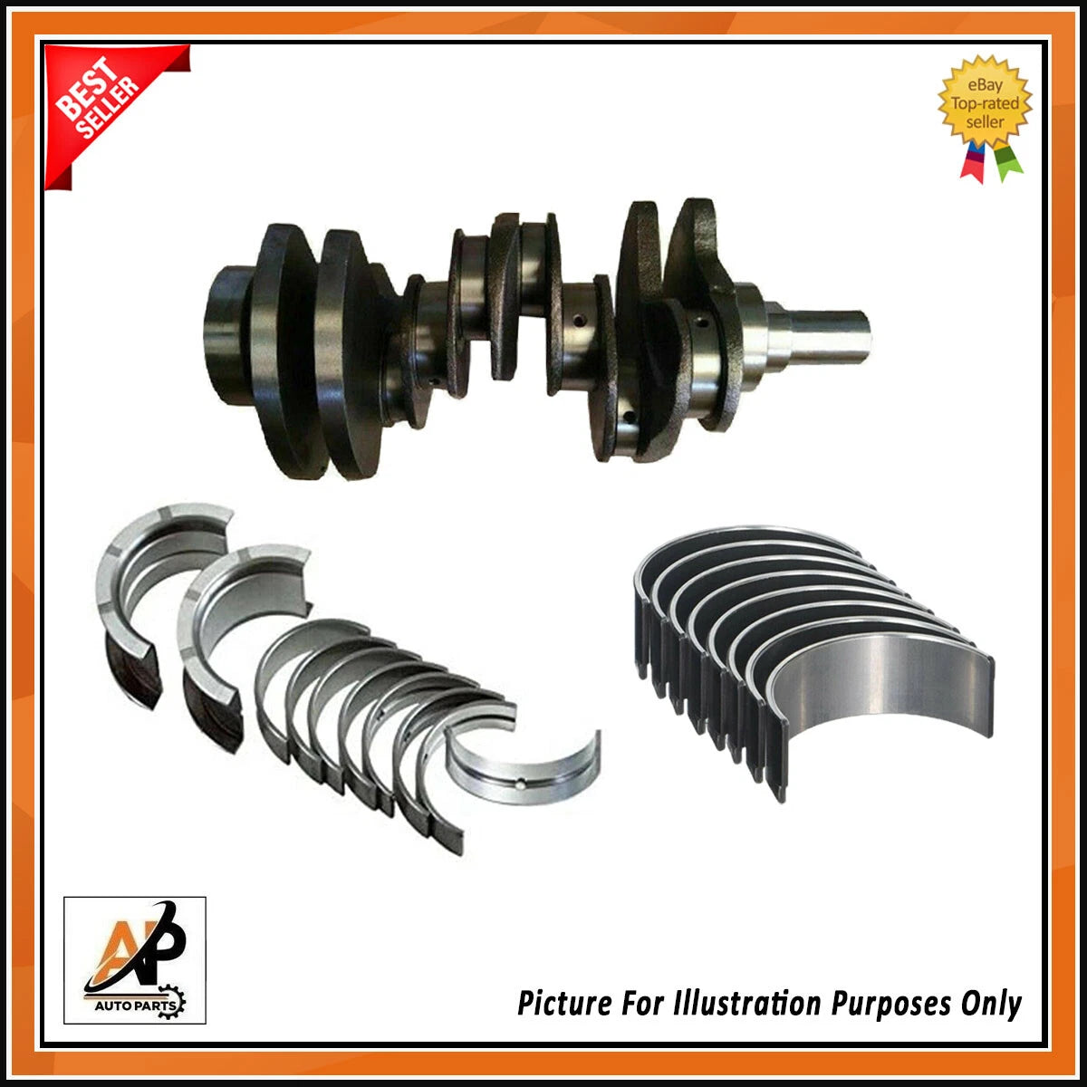 Crankshaft Replacement with Main and Conrod Bearings for Land Rover Discovery (2005–2016)