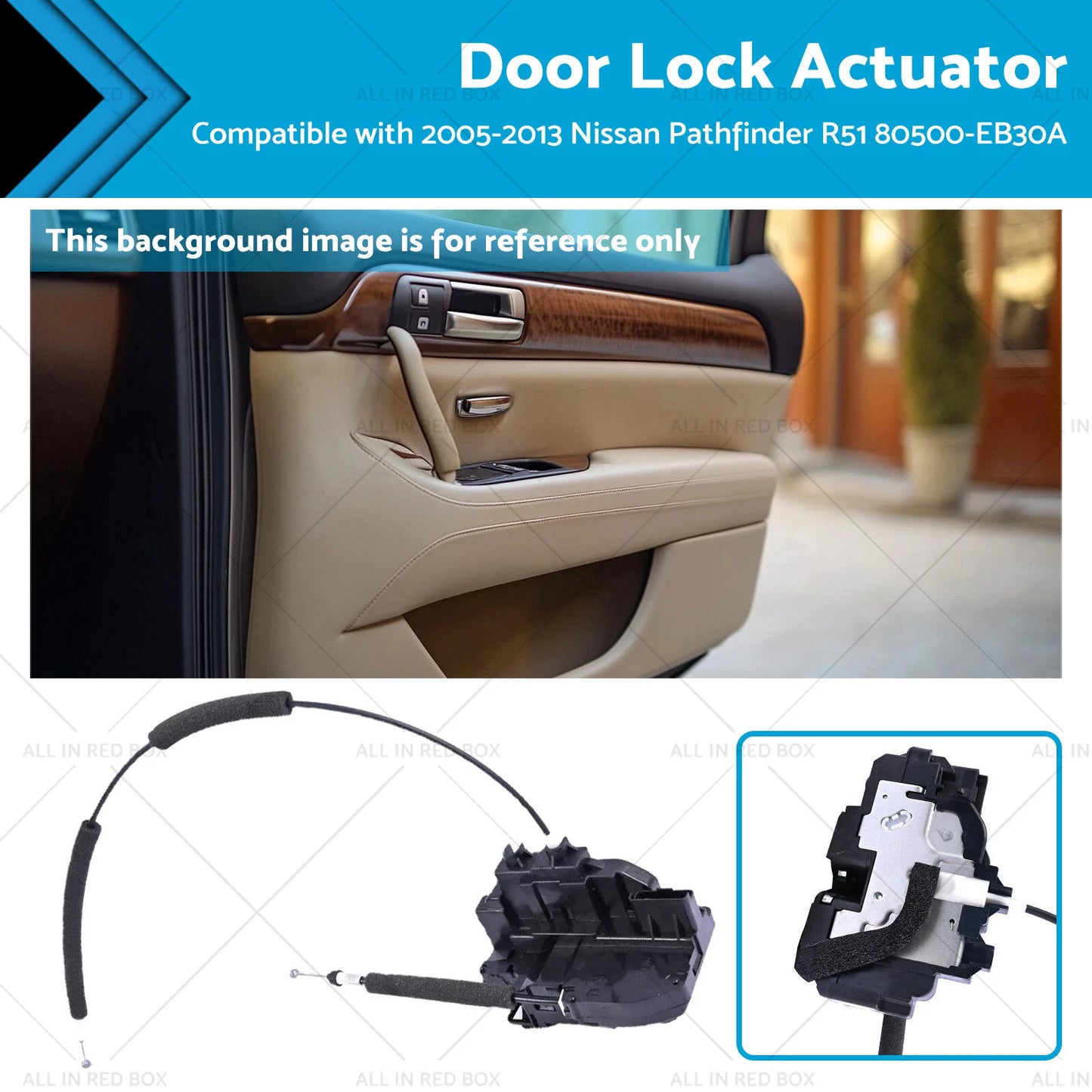 Front Right Door Lock Actuator for Nissan Pathfinder (2005-2013)