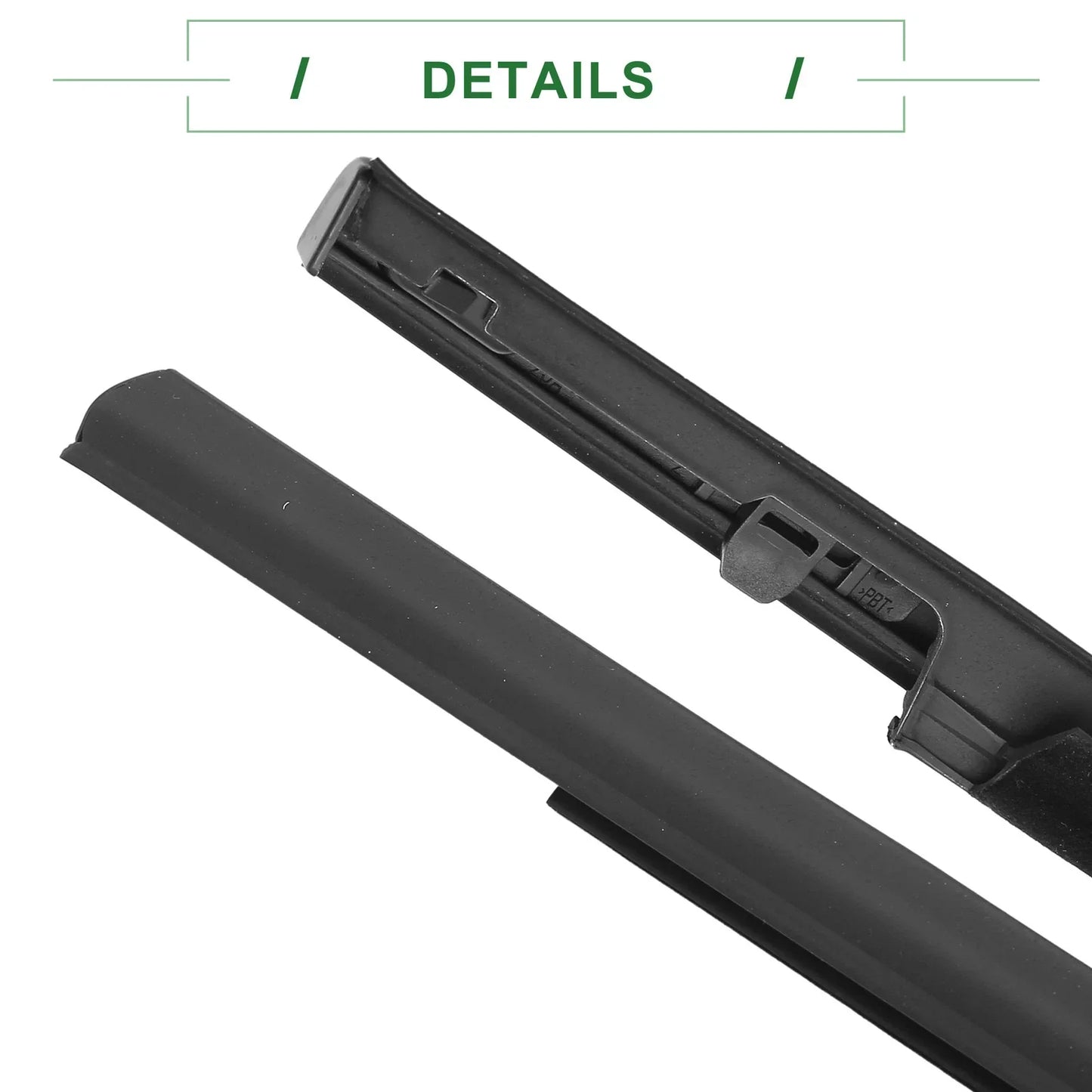 2 x Front Left & Right Weatherstrip Window Seals for Honda Accord (2018-2023)
