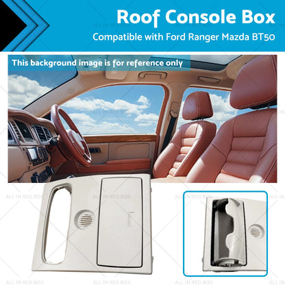 Roof Console Box Sunglass Holder for Ford Ranger, Mazda BT50 (2012-2020)