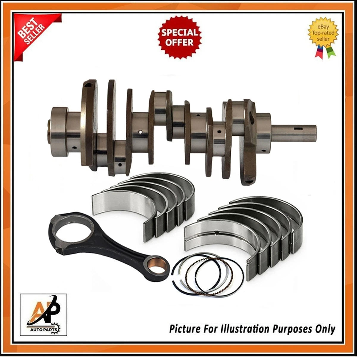 Crankshaft Rebuild Kit for Mercedes-Benz Sprinter S-Class OM642 (2006–2018)