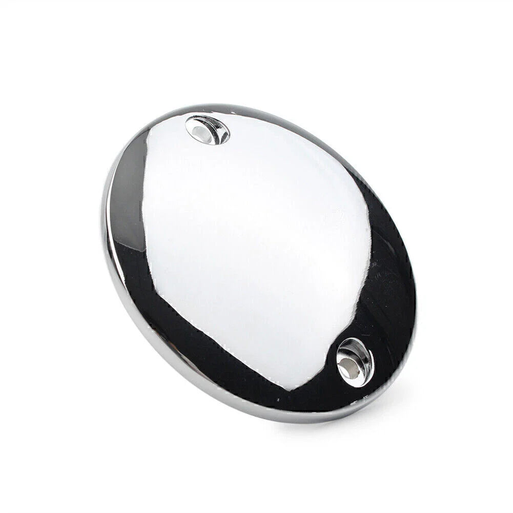 Chrome Ignition Timing Points Cover  Hole for Harley Big Twin (70-99)