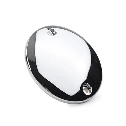 Chrome Ignition Timing Points Cover  Hole for Harley Big Twin (70-99)