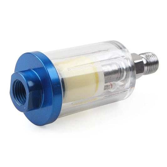 1/4" Inline Air Oil Water Filter Trap for Compressor Spray Paint Gun