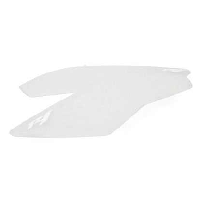 White Gas Tank Traction Side Pad Knee Grip Decal for Yamaha YZF-R1 (2015-2017)