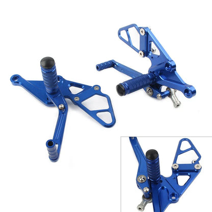 Footrests Pegs Rearset Adjust for YAMAHA FZ-07 MT-07 (2013-2017) Blue