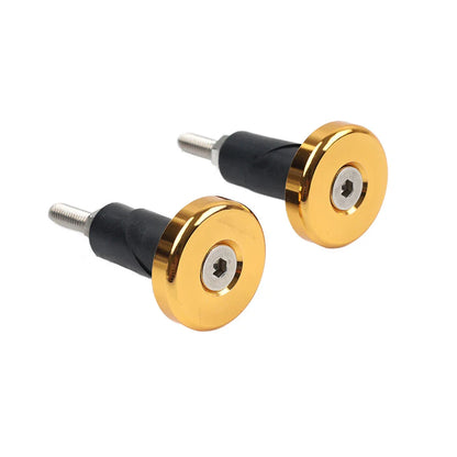 7/8'' 1'' Handlebar Grips & End Cap Slider Plug for Gold Motor
