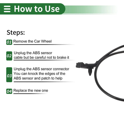 ABS Wheel Speed Sensor for Dodge Caravan Front Right (2011-2020)