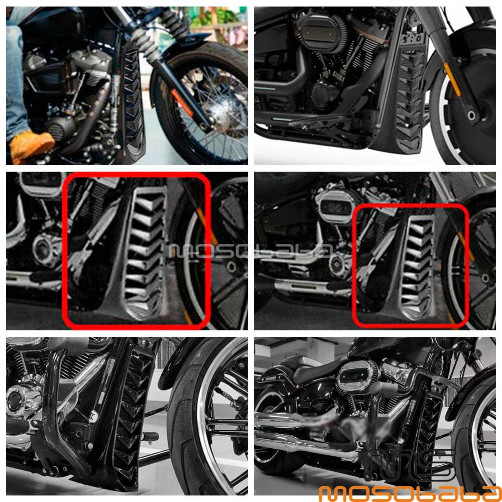 Radiator Guard Chin Spoiler for Harley Softail Street Fat Bob FXBB FXFB (2018-20)