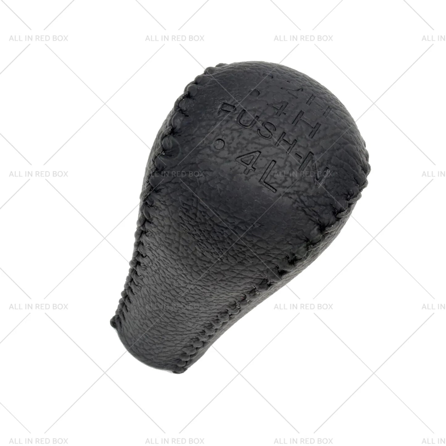Black Leather Transfer Case & Gear Shift Knobs for Nissan Patrol (1997-2016)