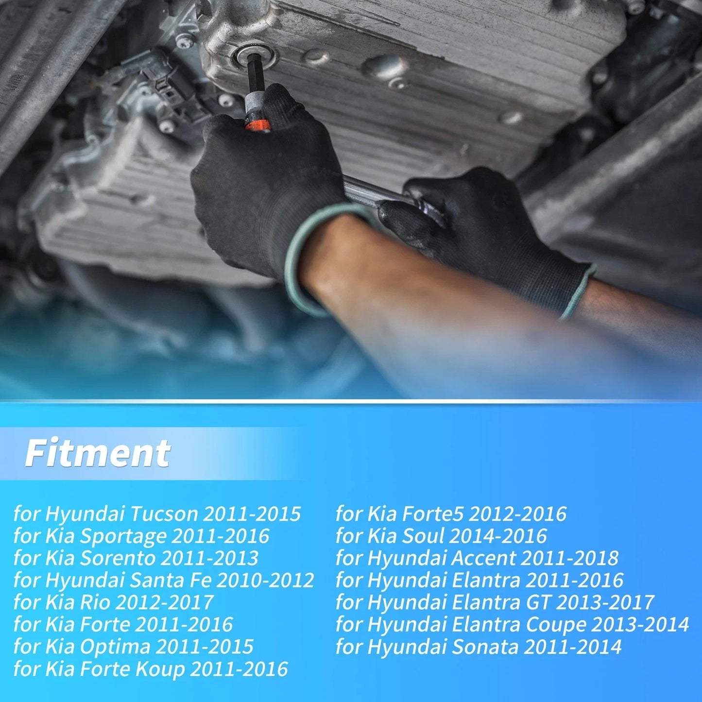 Auto Transmission Oil Pan Gasket Kit for Hyundai Accent (2011-2018)