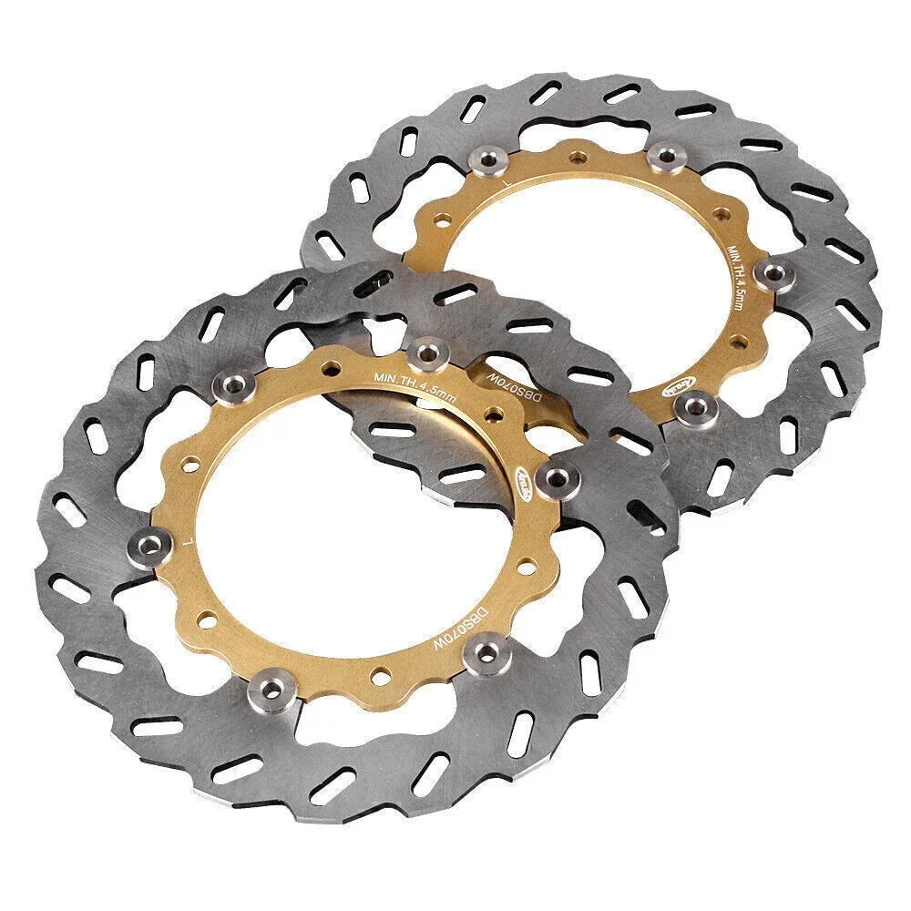 Front Brake Disc Rotors for Yamaha XP T-MAX ABS 500 (2008-2011) Gold