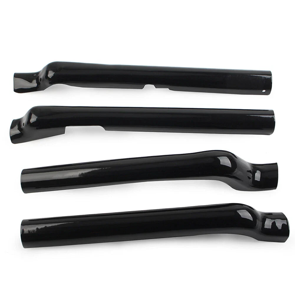 Black Rear Swingarm Tube Covers for Harley Heritage Softail Classic (2000-2011)