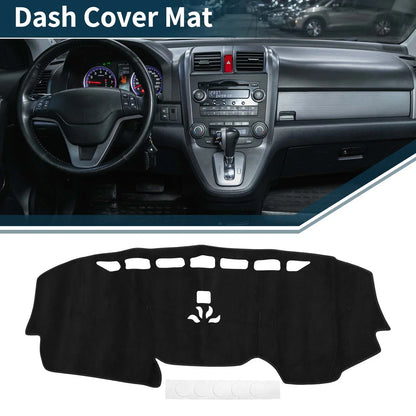 Dashboard Cover Mat for Honda CR-V 2017-2022 Sun Protector Pad Black