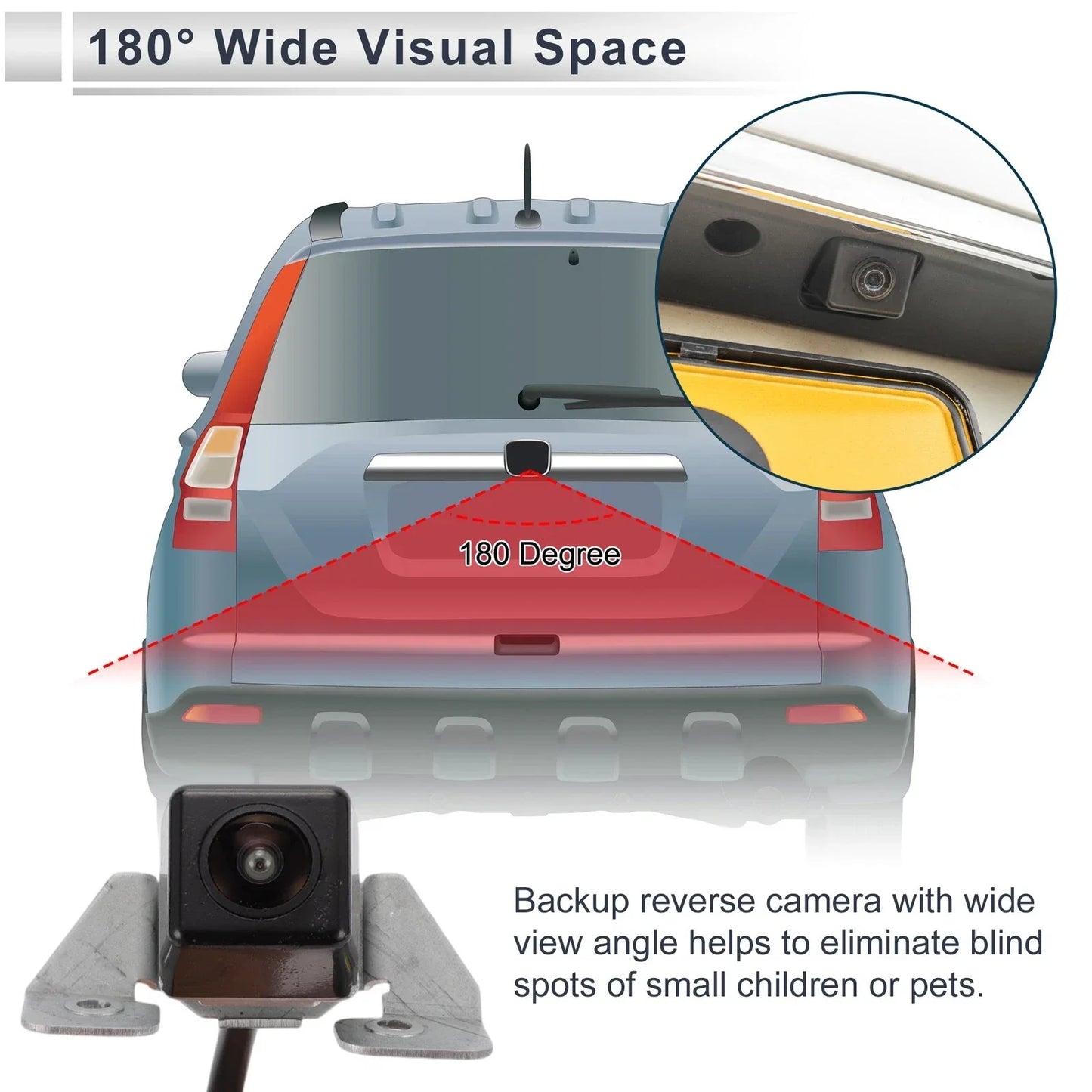 Rear View Camera 120-180 Degree for Hyundai Tucson IX35 (2010-2015)