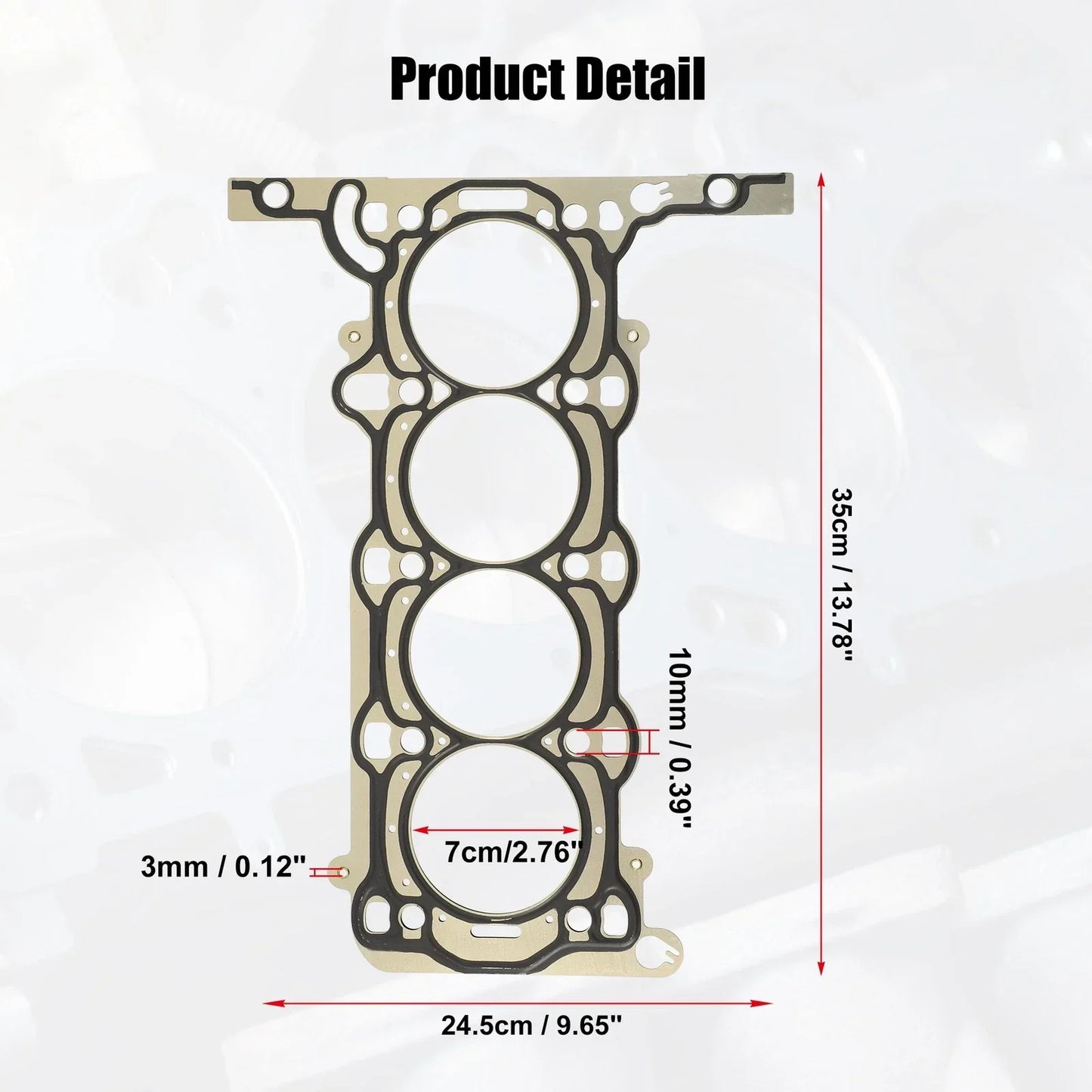 Cylinder Head Gasket for 1.4L L4 Buick Encore & Chevrolet (2013-2022)