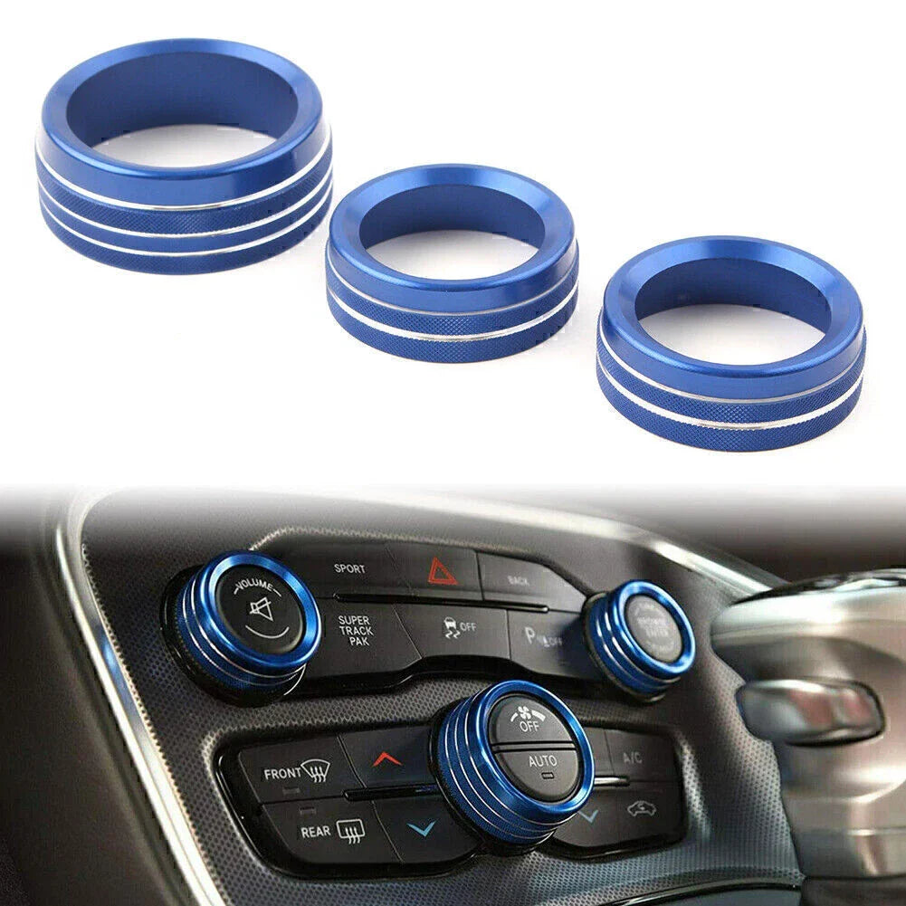 Air Conditioner Switch Knob for Dodge Challenger 2015-2024 Blue