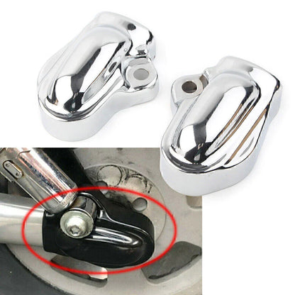 Bar & Shield Rear Axle Nut Covers for V-Rod VRSC Muscle VRSCF (2002-2017)