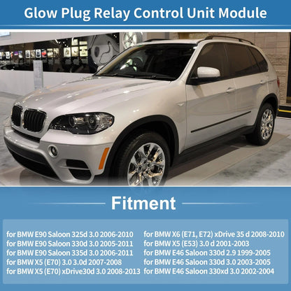 Glow Plug Relay Control Module for BMW E90 325d 335d 3.0 (2006-2010)