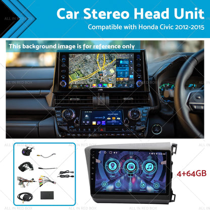 Car Stereo GPS Radio for Honda Civic (2012-2015) 4+64G Carplay