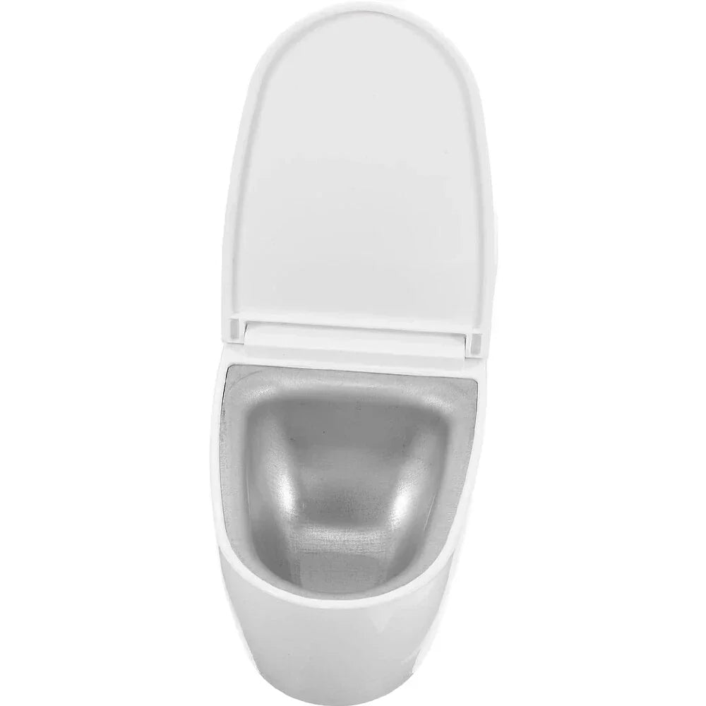 Mini Funny Toilet Ashtray with Covers for Home & Office - White