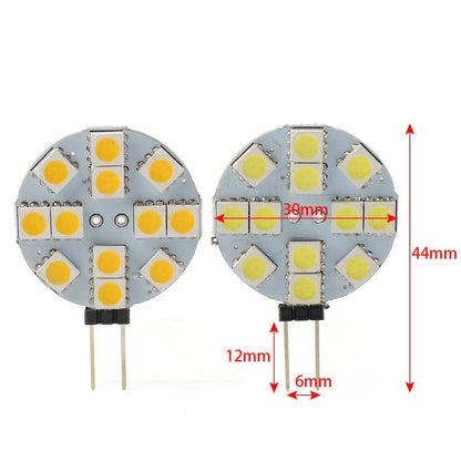 5050 12 SMD G4 Socket Light Bulb for Indoor Car RV Landscape Trailer