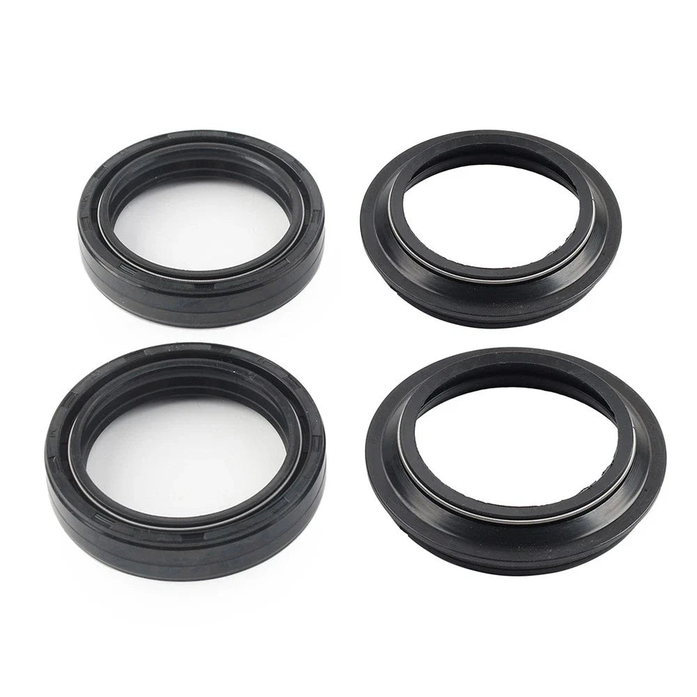4 Pcs 47X58 MM Motorcycle Front Fork Damper Shock Absorber Seal