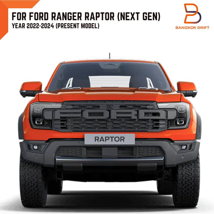 4 x White LED Front Grille Lights for Ford Ranger Raptor (2022-2025)