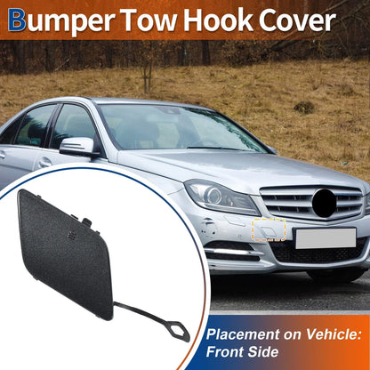 Tow Hook Cover for Mercedes-Benz Front Car Bumper (2012-2018) - Tenorite Grey