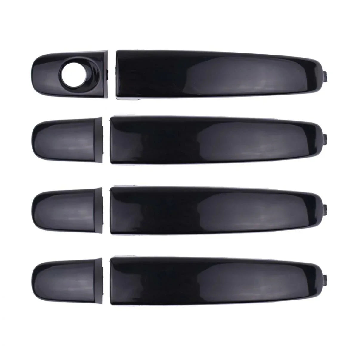 Exterior Door Handle Gloss Black Set 4 Fits Ford Ranger Mazda BT-50 2012-18 D06
