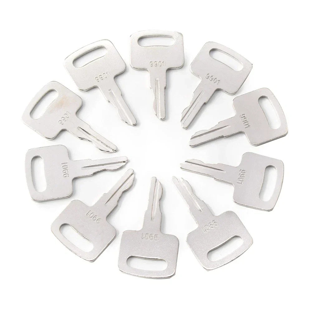 10 x Ignition Keys for JLG Lift T350, 2033E3, 1932E3 (No Year Specified)
