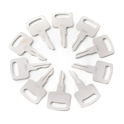 10 x Ignition Keys for JLG Lift T350, 2033E3, 1932E3 (No Year Specified)