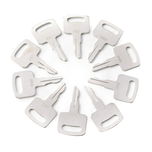 10 x Ignition Keys for JLG Lift T350, 2033E3, 1932E3 (No Year Specified)