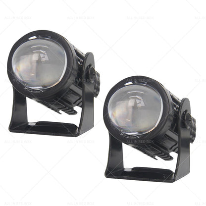 LED Motorcycle Headlight Spot Lights for Car Driving Fog Lamp Yellow White (12-24V)