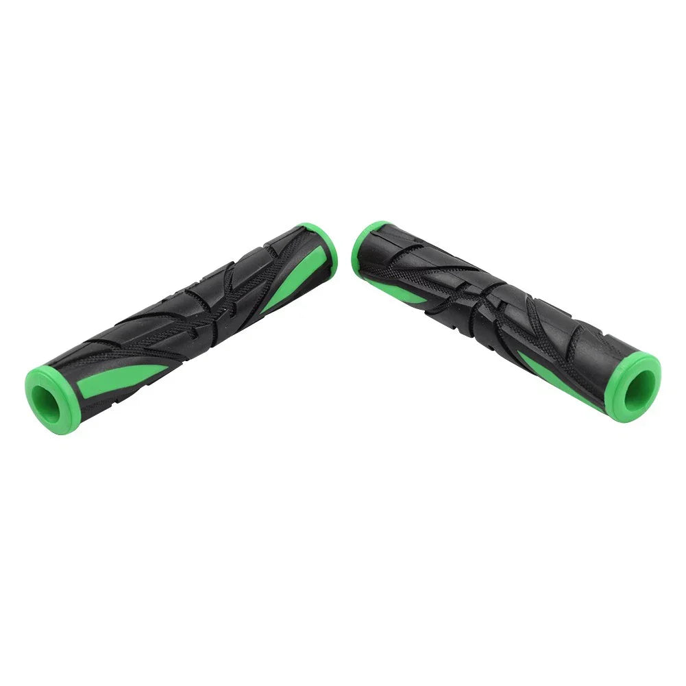 Universal Green Brake Clutch Handle Bar Grips for Motorcycles