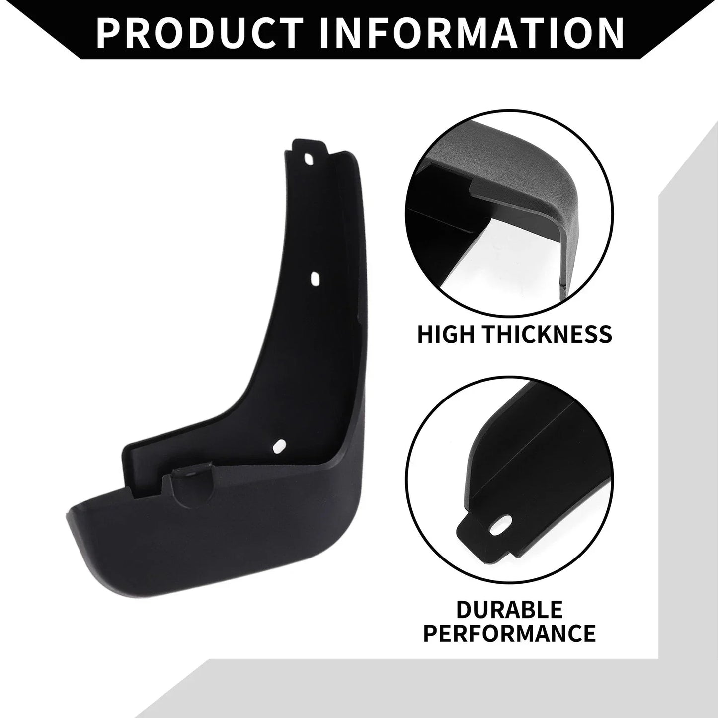 Front & Rear Mud Flaps for Hyundai ix35 (2010-2015)
