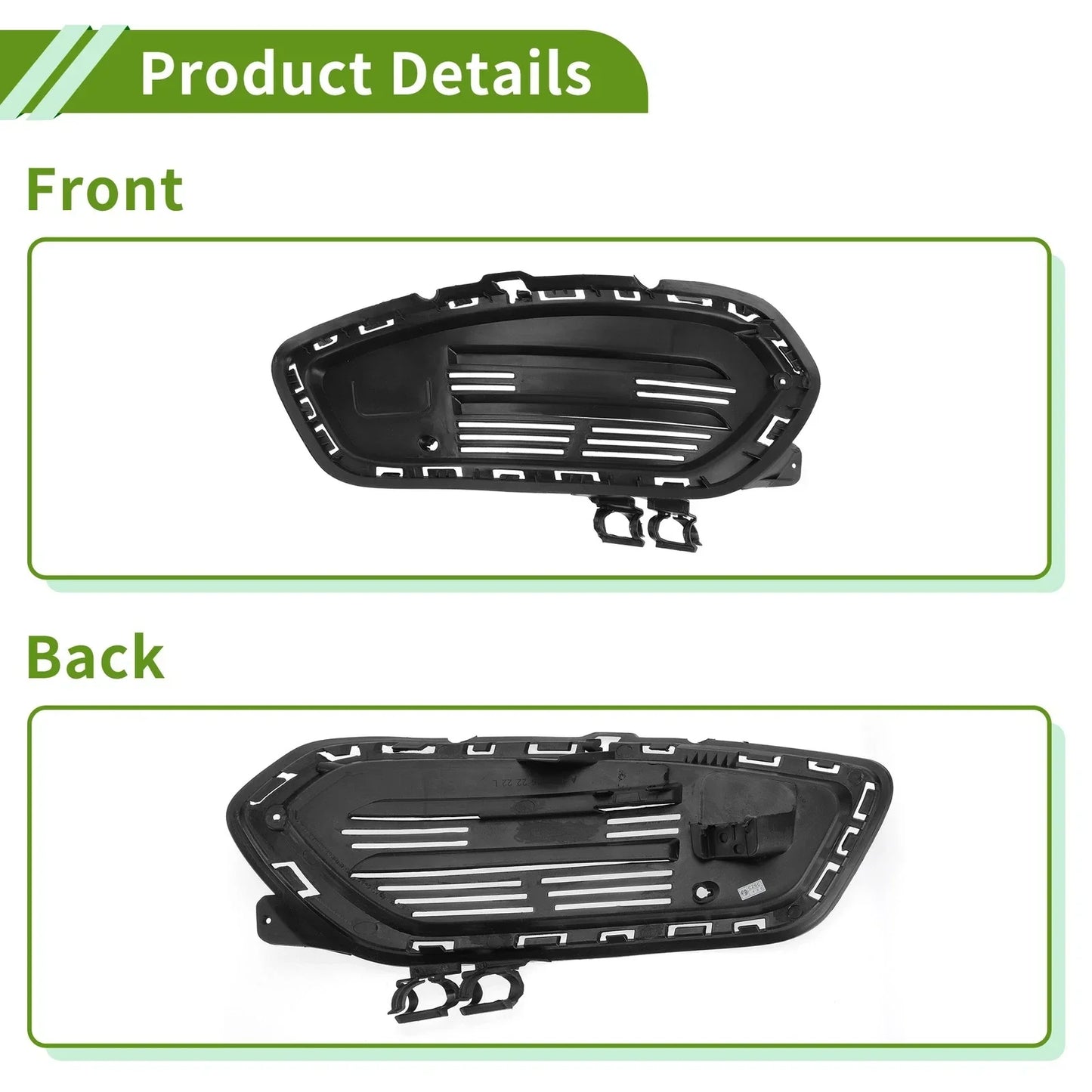 Front Left Fog Light Grill for Mercedes Benz CLA (2013-2019)