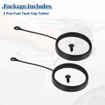 Fuel Tank Cap Tether Rope 2 x for Mercedes-Benz E320 (2003-2009)