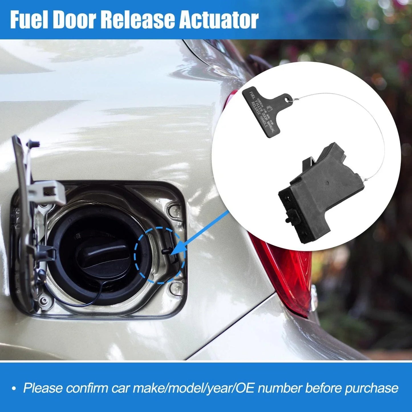 Fuel Door Lock Actuator for Hyundai Sonata Azera & Kia Optima (2011-2015)
