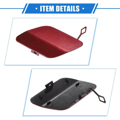 Car Rear Bumper Tow Hook Cover for Mercedes-Benz C300 Sedan (2016-2018) Red