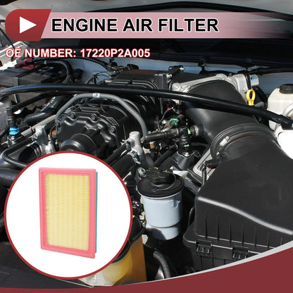 Car Engine Air Filter for Honda Civic (1996-2000) - 1 x Quality Replacement