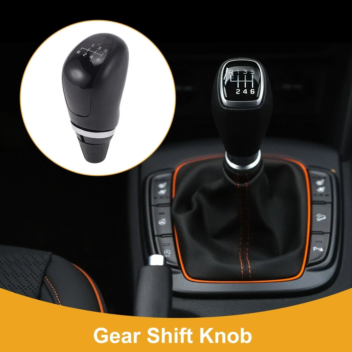 6 Speed Gear Shifter Knob for Mercedes-Benz A-Class W168 (1997-2004)