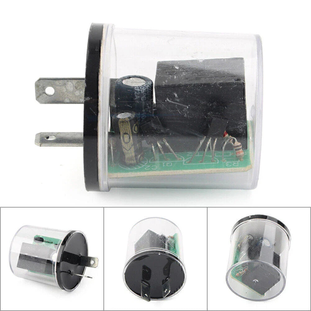 12V  PIN Waterproof LED Turn Signal Blinker Relay for Motorcycle